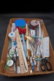 Scissors, Assorted Needles & Patterns