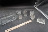 Glass Casserole, Cream & Sugar, Mugs, Shot Glass & Butter Dish