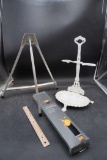 Non Stick Oven Liner, Royal Cast Dish/Jewelry Stand?, Folding Stand