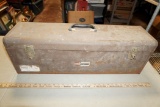 Metal Toolbox W/ Towel Bar
