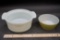 Fire King Baking Dish & Fire King Bowl