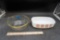Pyrex Glass Dish & Fire-King Baking Dish