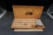 Wooden Box W/ Stamps & Ink
