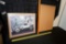 Framed Car Picture & Cork Board