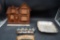 House Picture Frame, Bluebird Welcome Sign & W.M.F.-Ikora Tray