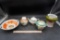 Teapot, Bowls, Urn & Vase