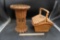 Wicker Basket & Vase