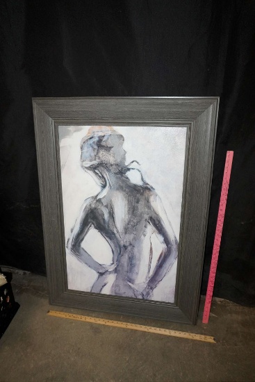 Framed Lady Picture