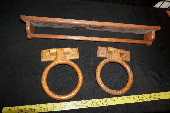Wooden Towel Racks (3)