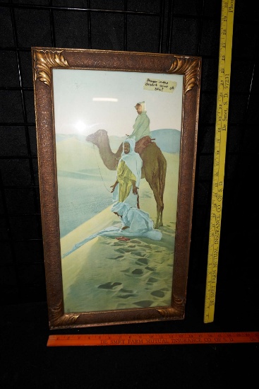 1930'S? "Prayer In The Desert" Print