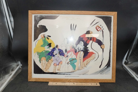 "Spirit Bird & Them Guys Dancin' Together" Picture