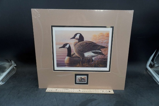 Canadian Geese Signed By Russ Duerksen 4960/8000 Print