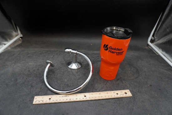 Towel Rack & Golden Harvest Cup