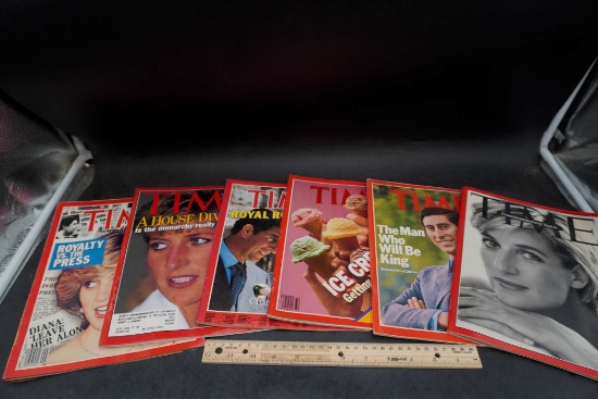 6 - Time Magazines (British Royal Family)