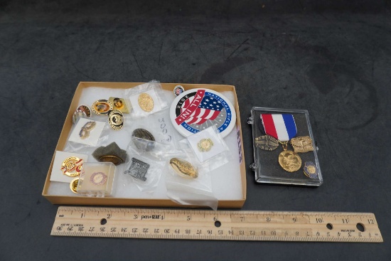 N.R.A. Pins, Medal & Button