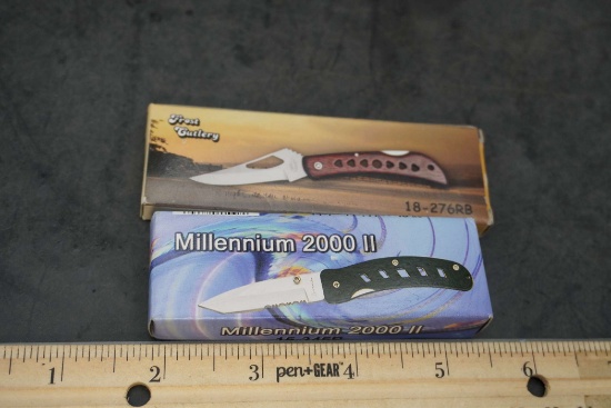 2 Frost Folding Knives - Millenium I I & Eagle Eye