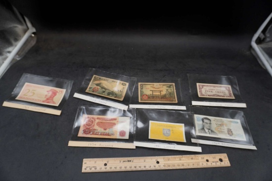 7 - Vintage World Currency