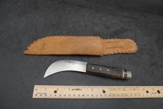 C+R Loo Knife (Made In Western-Germany) & Leather Sheath