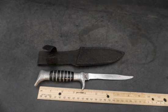 Edgebrand Knife #481 W/ Stag Antler (Real?) Handle - Solingen Germany