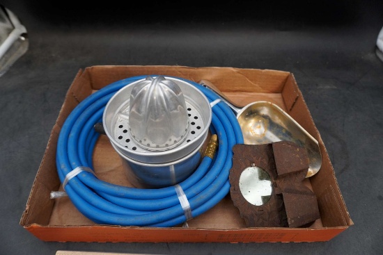 Blue Hose, Scoop, Juicer, Toothpick Holder