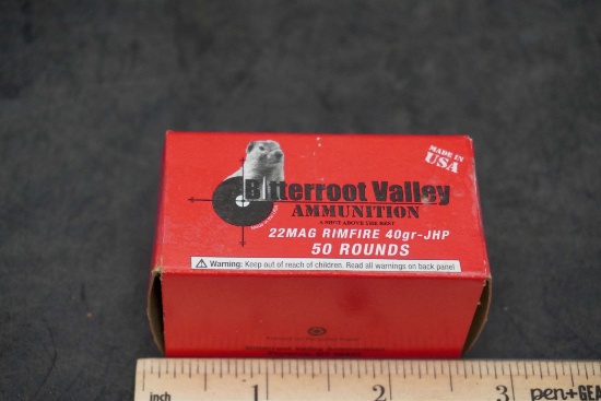 Bitterroot Valley .22 Mag Rimfire 40 Gr.