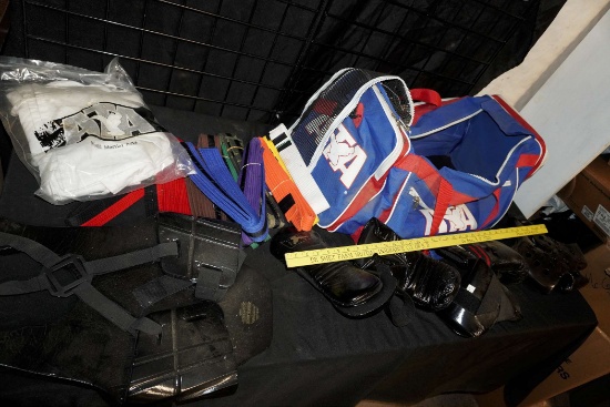 A.T.A. Bag, Gloves, Belts & Towels