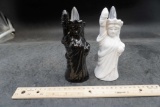 2 Statue Of Liberty Vinegar & Oil Dispensers