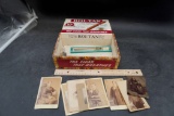 Roi-Tan Cigar Box W/ Old Family Photos & Watch Band
