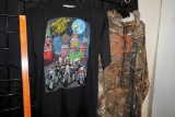 Moscow Russia T-Shirt (Torn - Xxl) & Camo Russell Outdoors Sweatshirt (3Xl)