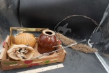 Cowboy Metal Sign, License Plate Cover, Basket, Vases