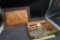 Wooden Kitchen Utensils, Velvet Tin, Chain, Wooden Tray/Picture Frame