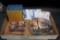 Reading Glasses, Wooden Box, Mad Dasher Panchos & Terry Redlin Plate