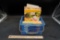 Blue Plastic Caddy W/ Cookbooks & Magazines