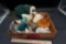 Swan Planters, Figurines  & Candy Dish