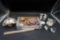 Handled Basket, Vase, Rabbit Figurines, Pitchers, Creamer, Bowls ('83 Midwest Importers)