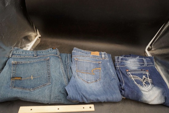 Angels Jeans (Size 13), American Eagle Jeans (Size 12) & Ariat Jeans (Size 40/30)