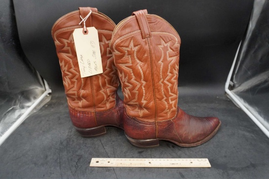 Tony Lama Men'S Lizard Boots (Size 11 D)