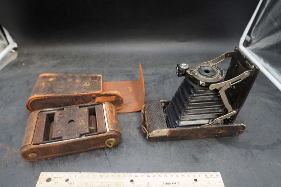 Kodak Ball Bearing Shutter Camera & Case