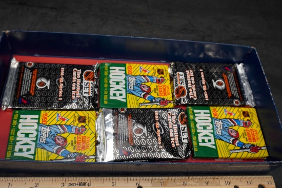 6 - Unopened Hockey Card Packs (Pro Set & Topps)