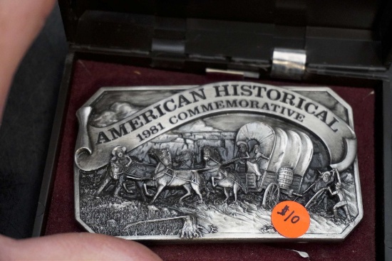 American Historical 1981 Commemorative Belt Buckle
