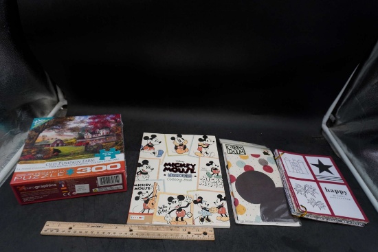 Old Pumpkin Farm Puzzle, Coloring Book, Papers