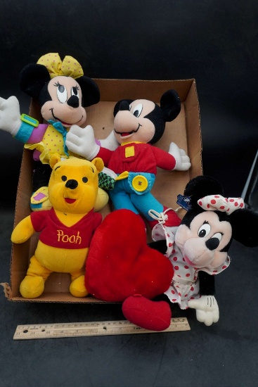 Mickey, Minnie & Pooh Stuffed Animals
