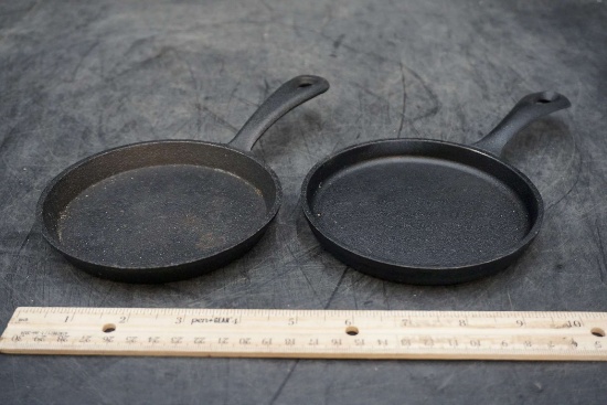 2 - Small Cast Iron Skillets