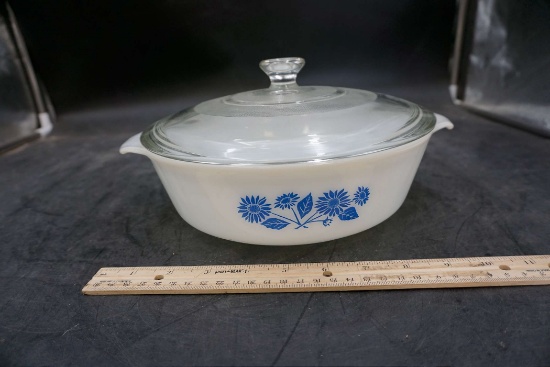 Fire-King Dish W/ Lid