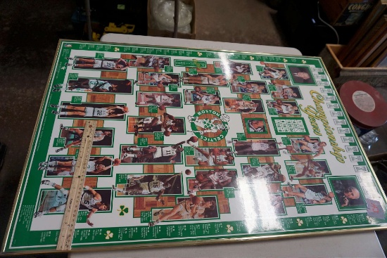 Boston Celtics Championship Years Basketball Picture