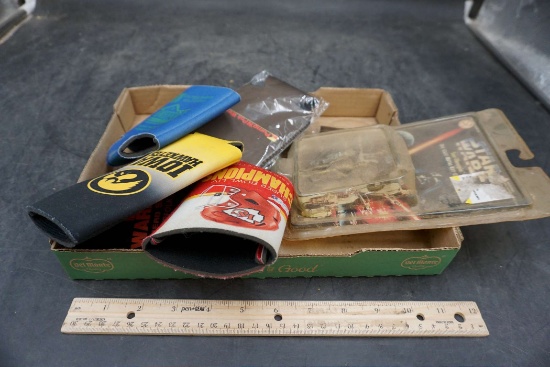 Drink Koozies, Star Wars Figurine & Digital Autoranging Pocket Multimeter