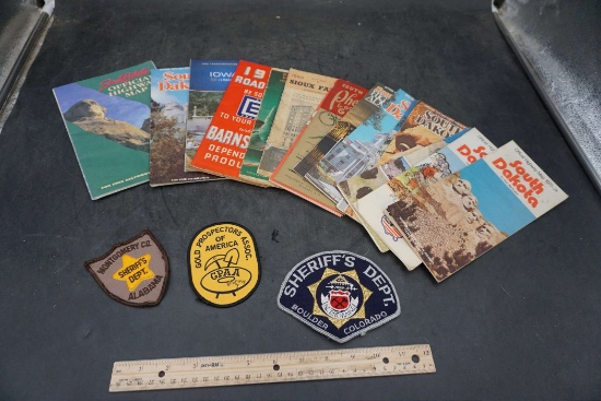 Map Booklets & 3 Patches (Alabama, G.P.A.A. & Colorado)