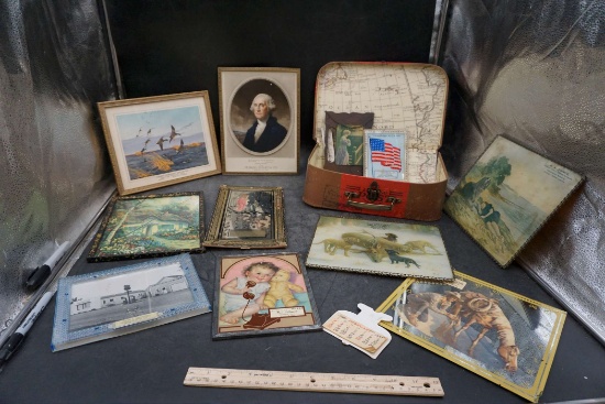 Assorted Advertising (Chester, Sherman, Lennox, Sioux Falls & Others), Norman Rockwell Box