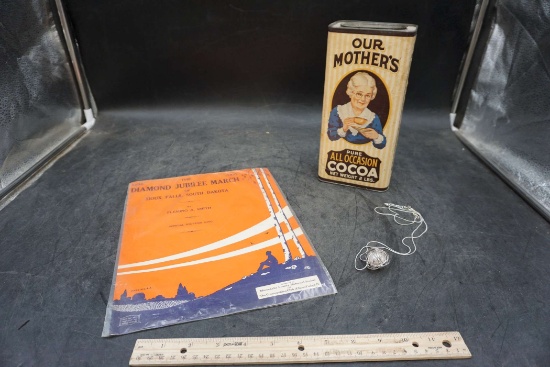 Our Mother'S Cocoa Tin, Diamond Jubilee March Booklet & Magazine