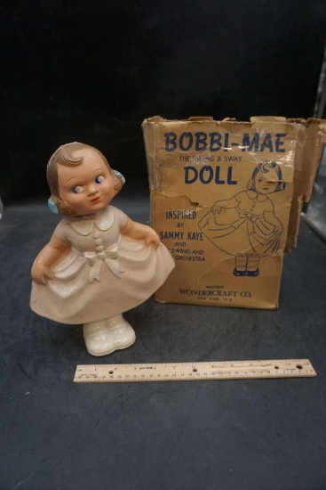 Bobbi-Mae The Swing & Sway Doll (Cracked & Repaired)